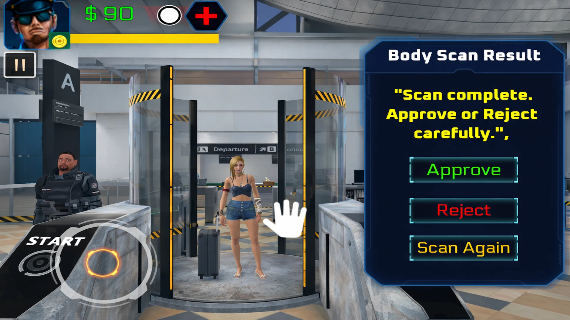 Airport Security Control Game screenshot